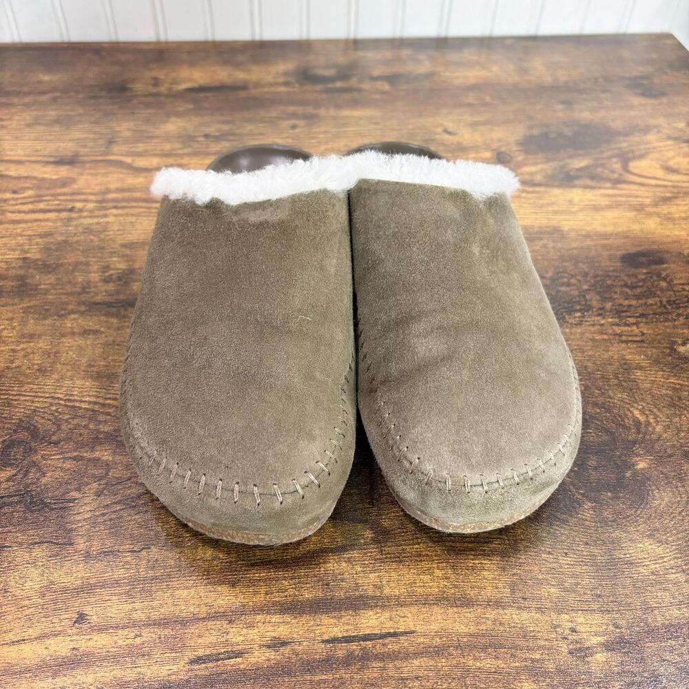 Jenni Kayne Size US 8 EU 38 Shearling-Lined Moc Clogs Slip On Comfort Luxe - Picture 2 of 11